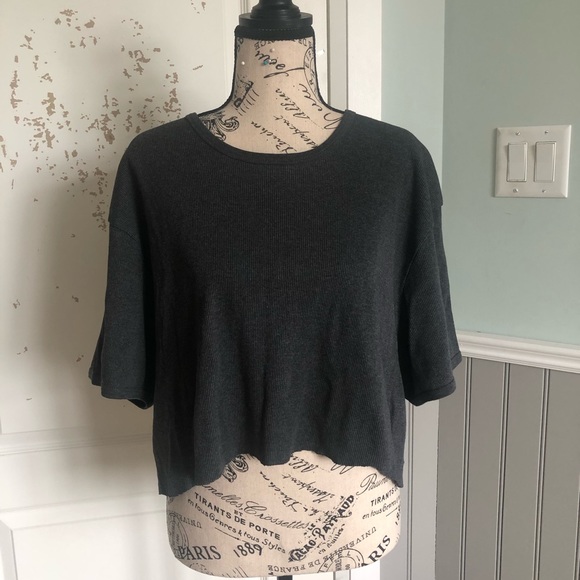 Warehouse one grey crop top 2XL - Picture 1 of 3